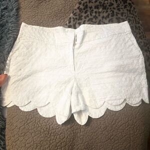 Scalloped shorts